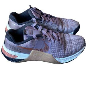 Nike Metcon 8 Premium Purple Smoke Metallic Copper Sneaker Women Size 7.5